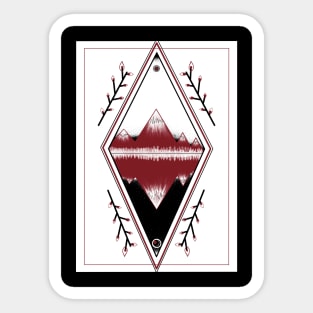 Red Mountain Sticker